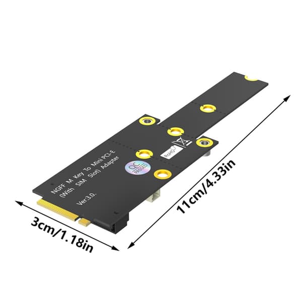 M.2 M Key til Mini PCIe NGFF Adapterkort Konvertere Udvidelseskort