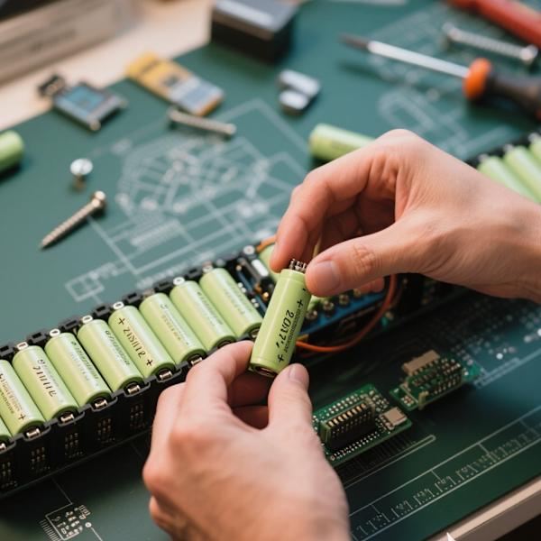 Batterikasse 21700 Cellemonteringsholderboks til flere lithiumkonfigurationer 3 sections