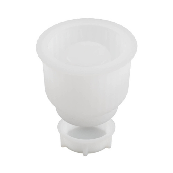Stor Potte Silikoneform Resin Krukkeforme med Låg til Små Cementkop Krukker Resin Form DIY Håndlavede Håndværk til Resin,