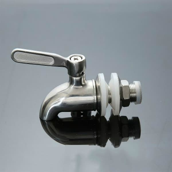 Drikkedispenser Erstatningskran i Rustfritt Stål for Vin og Øl 16mm