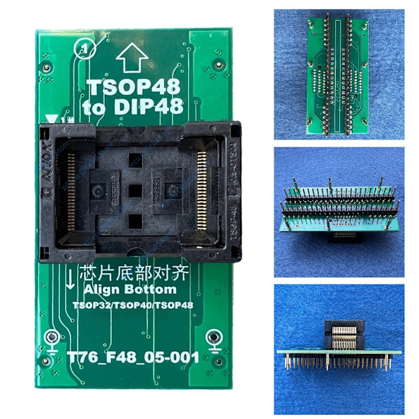 Understøtter TSOP32/40/48-pakket chip, der sikrer optimal ydeevne til T76-programmerer