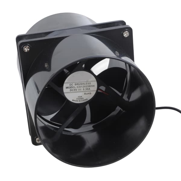120mm Kanalvifte 3 Hastighetskontroll USB-drevet Ventilasjon For Røykfjerning