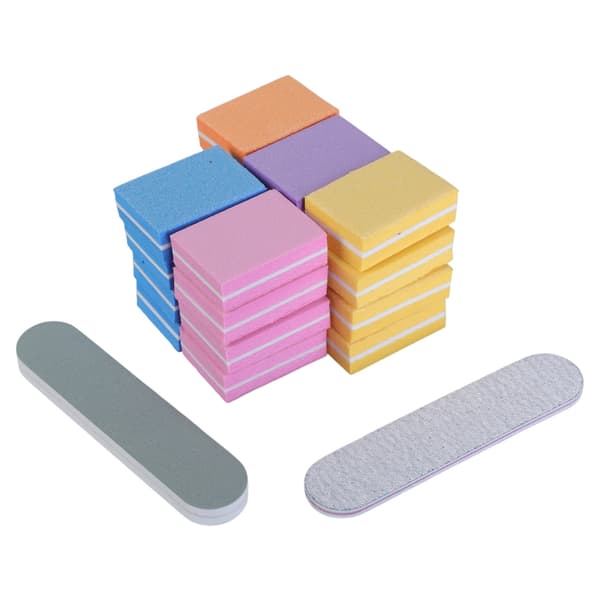 22 st Nagelbufferblock Svamp Nagelfil Sandpappersblock Nageltillbehör