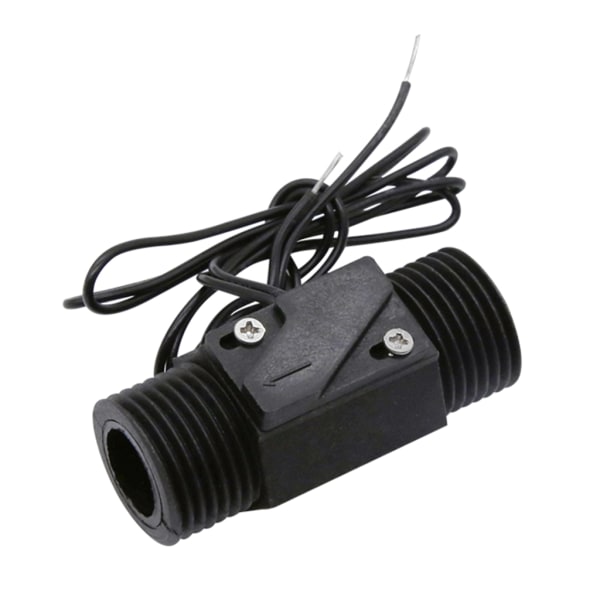 Fluidmeter Motströmsflödessensor G1/2 DN15 Vätskeflödessensor Flödesmätare Vattenflödesbrytare 1-25L/min Yttre Gänga