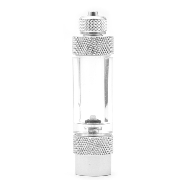 CO2 bobletæller i aluminiumslegering, mini størrelse, 7,6 cm akvariediffusorregulator til de fleste CO2-opsætninger