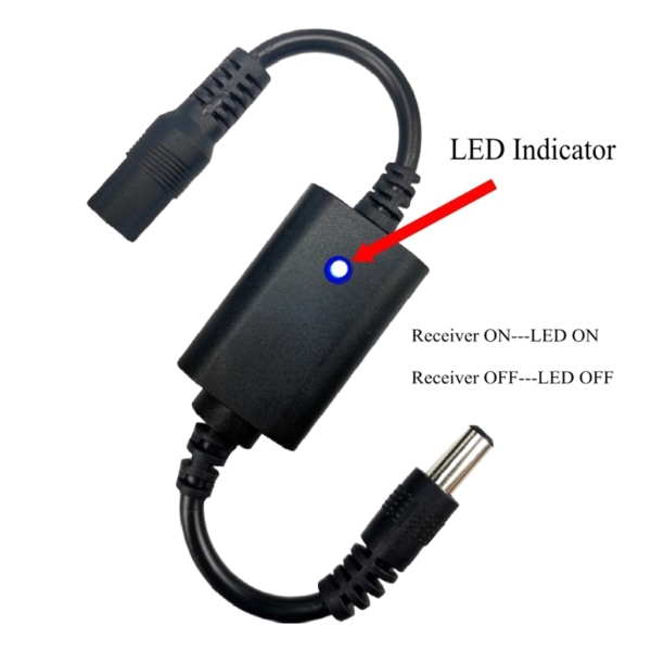 3.7V5V12V trådlös fjärrkontrollswitch- Batteriövervakning Kamera LED-lampa- Kontakt Fjärrkontroll Power