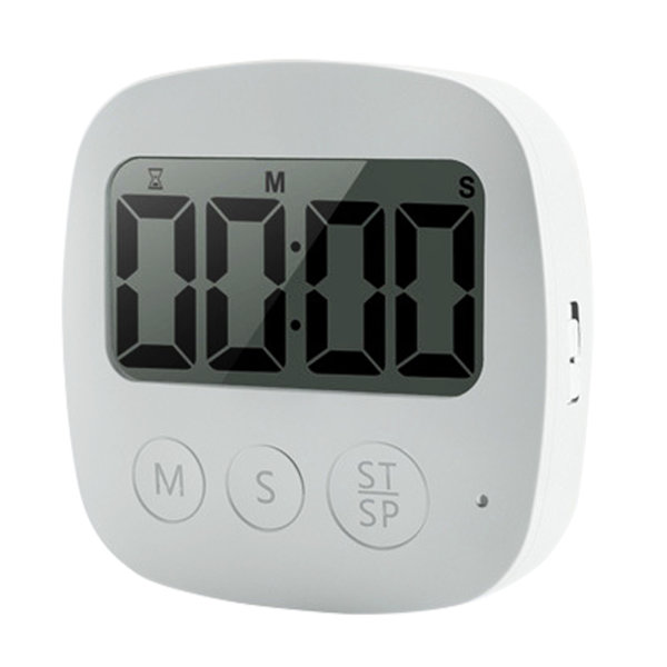Køkkenur Digital Timer til Madlavning med Høj Alarm Stort LCD Display Klassetimer Ur Timer til Studier