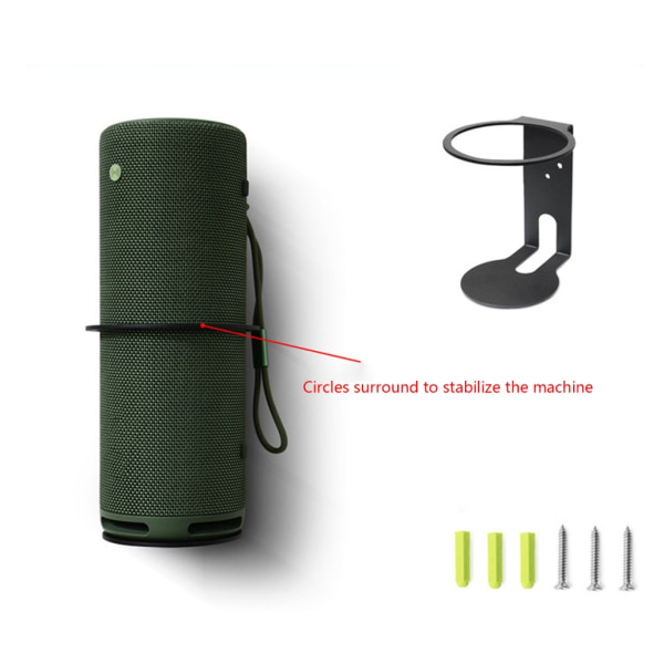 Bärbart metallställ för Bluetooth-kompatibel högtalare Lätt metallstöd för ljudleksak 10x9x9cm/4x3,5x3,5-tum