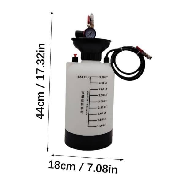 Professionel 5L Gearoliedispenser Maskine Plast Metal Konstruktion 2#
