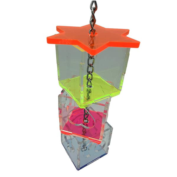 Akryl Bird Water Dispenser Papegoja Waterer Feeder Cups Bird Drinker Container