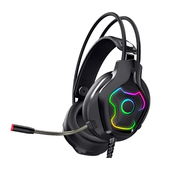 X7 Wired 7.1 Gaming Headset Surround Sound Bass Headset med Mic RGB