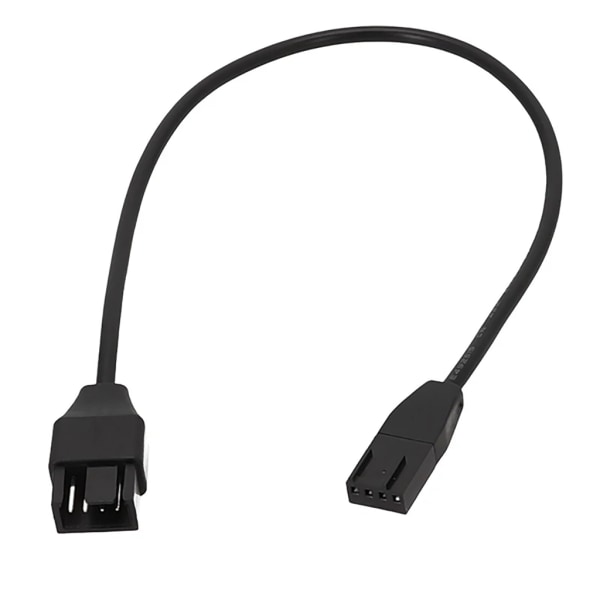 30cm/50cm/100cm Datorkylfläkt PWM Temperaturkontroll 4Pin förlängningskabelfodral Case Power 100cm