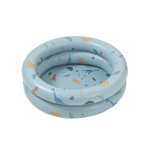 Uppblåsbar pool för barn Rund uppblåsbar barnpool, baby för småbarn Uppblåsningspool utomhus på bakgården 120cm