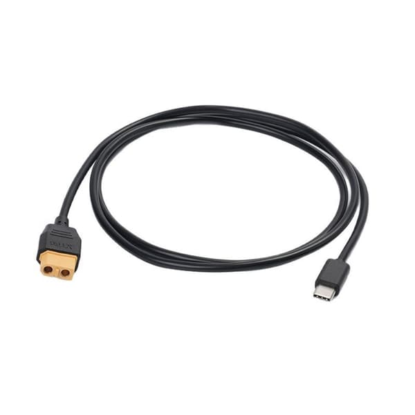 USB C til XT60 Adapterkabel 100W 20V/5A til Solceller og FPV-skærme