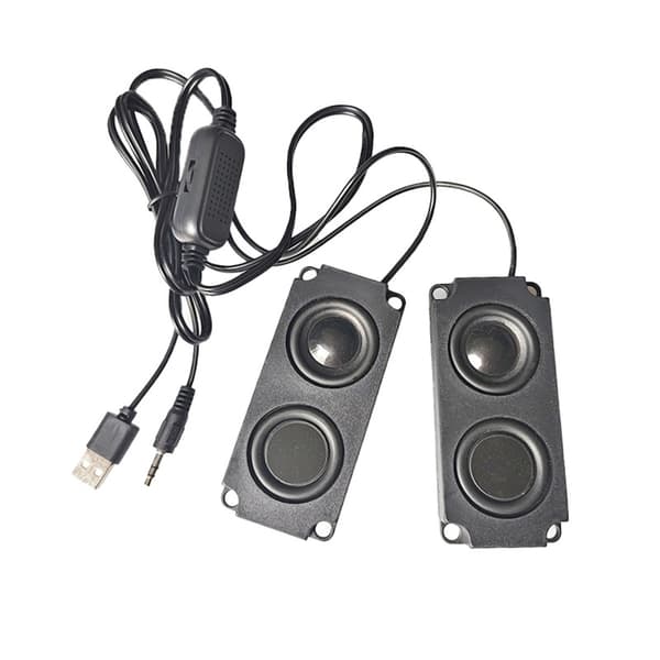 USB Mini Højttaler Til Computer Surround Stereo Selvklæbende Bærbar Højttaler