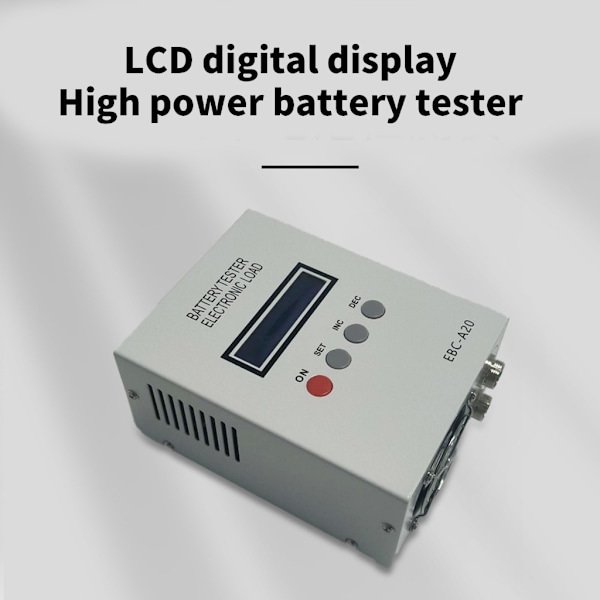 Batterikapasitetstester med LCD-skjerm for nøyaktig måling