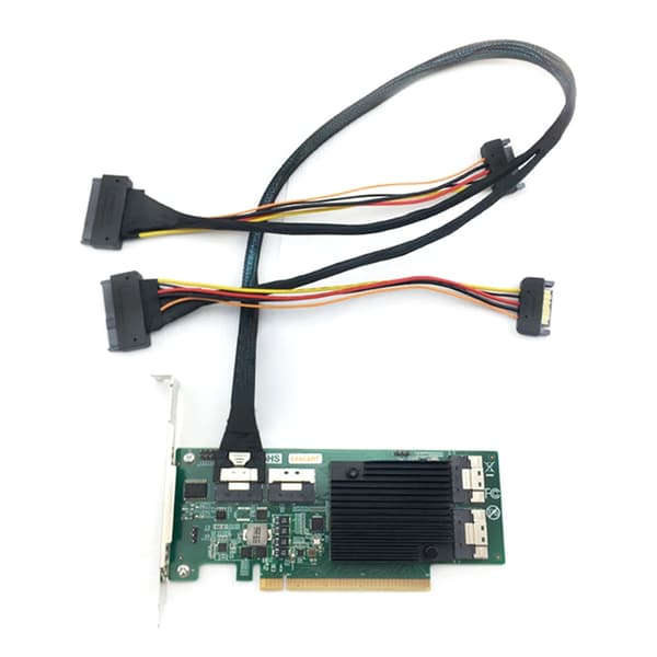 Server SFF8654(8i) til 2SFF-8639 NVME Datakabel 75CM Strømdataoverførsel