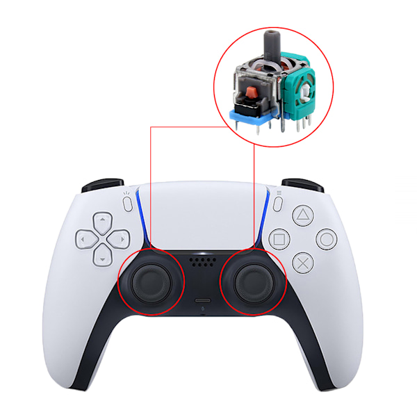 Ersättning 3D Analog Stick Sensor Modul Thumb Stick Micro Switch för / Gamepad Reparation Controller
