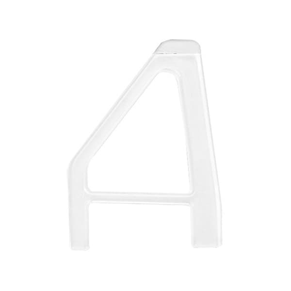 2 stk. vandrette beslag til skrivebordsplacering, displaybase til P5 Slim