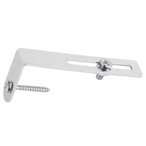 Elektrisk gitarr valskyddsfäste stöd med skruvar Tillbehör för gitarr metall 63x26,5 mm Gitarrdelar Tillbehör Silver