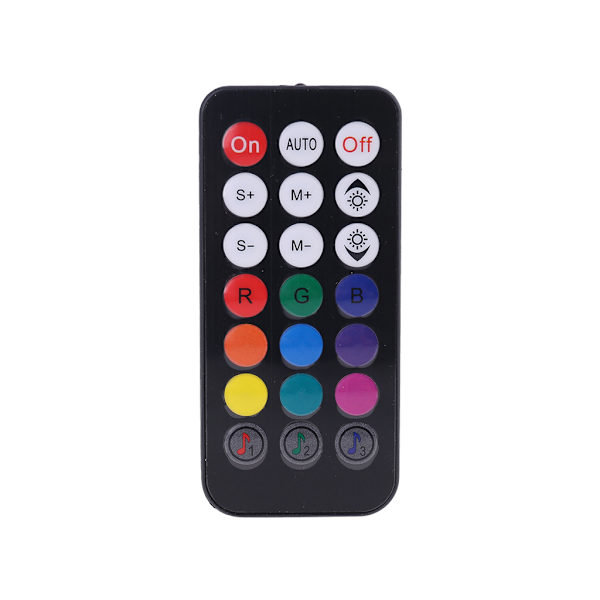 Justerbar musikdator PC RGB Kylfläkt Kontrollpanel för CPU+IR