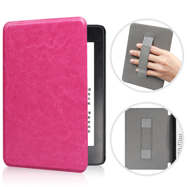 För Kindle Paperwhite för case Cover med Auto Sleep Wake-handrem för Kindle Paperwhite 11:e generationen 6,8" Purple