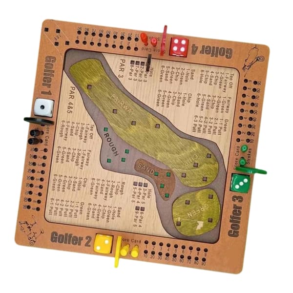 Sjovt, fokuserende og forbedrende golfboldspil til golfentusiaster og afslappede spillere