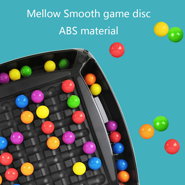 Pussel Magic Chess Brädspel Rainbow Ball Set Elimineringsträning Färgglad interaktiv sticksåg Pedagogiska leksaker
