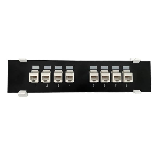 8 Porte til Cat 6 Værktøjsfri UTP Netværksmodul Patch Panel RJ45 Netværkskabel Adapter Jack Ethernet Distributionsramme