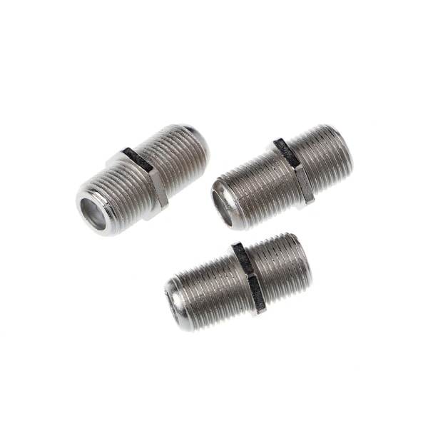 10 st Joiner Barrels Connector F Plug Coupler Adapter 4 för Sky Plus för HD TV