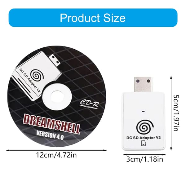 OBV819 Hukommelseskortlæser med LED-lys til Dreamshell spilsystem