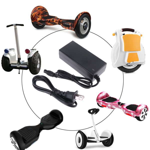 42V 2A power Batteriladdare för elektrisk drivning för Smart Balance Wheel Självbalanserande skoter för bilar