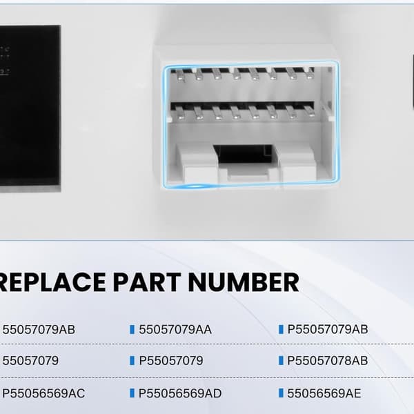 Temperaturkontrollpanelmodul for 1500 2500 klimaanleggsystem 55057079AA