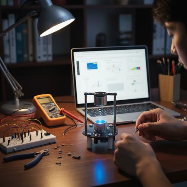 Ultralydslevitator Suspension DIY Læringssæt Stående Controller