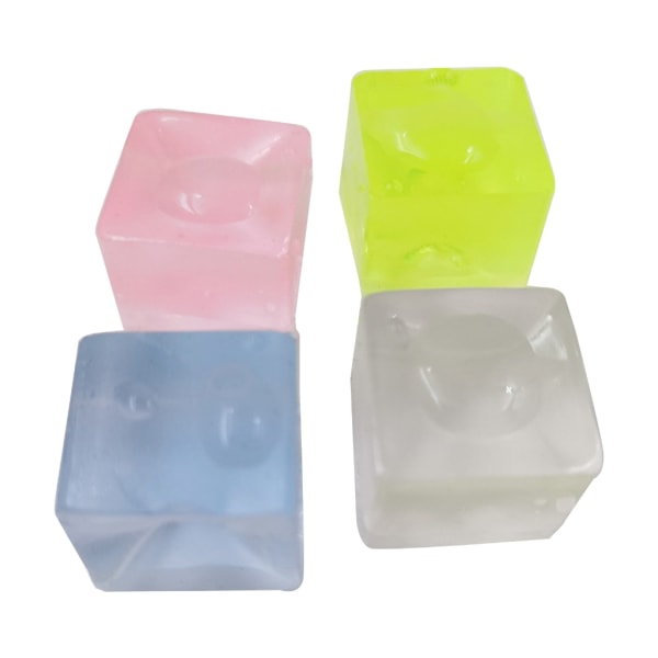 Squeeze Fidgets Toy TPR Squishy IceCube Soft Stress Vent Balls Toy Party Favor Press Release Toy ADD Barn Present