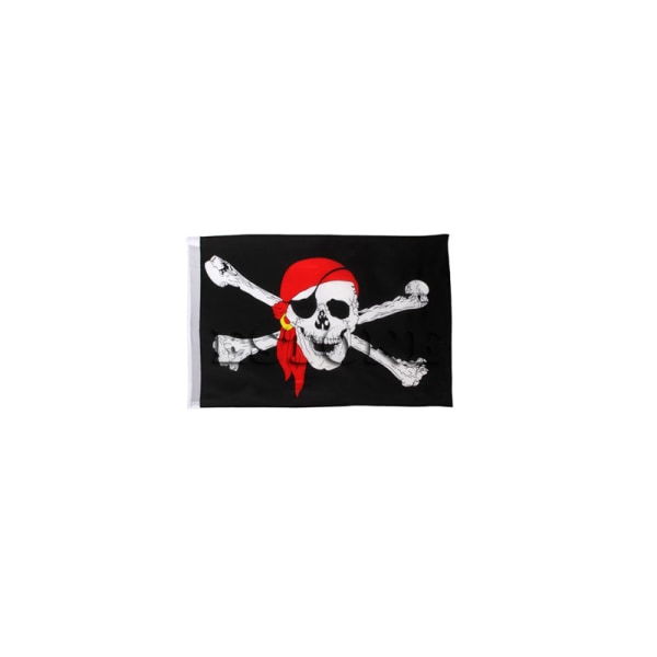 1st Large Skull Crossbones Piratflagga Jolly Roger Hängande Med Grommet NO Pole