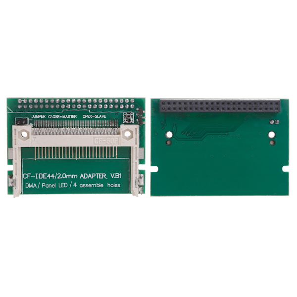 CF Compact Flash Merory Card till Vertikal 2,5" 40-pin IDE-hårddisk HDD SSD-adapter 40pin hona till 50pin hane