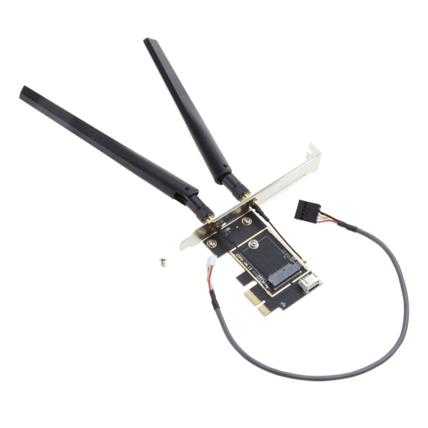 Mini PCI-Express til PCIE X1 for Mini PCI-E Wifi Adapter desktop konverter Dual-Band Support Bluetooth-kompatibel