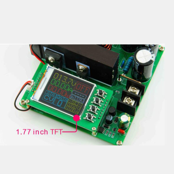 Numerisk kontrollregulator DC 9V-60V till 10V-120V 15A 900W Boost Converter Constant Step Up Module Power
