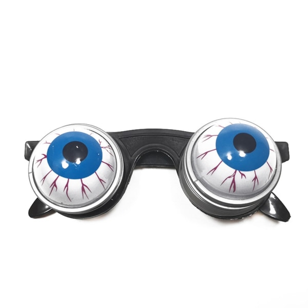Droopy glasögon för barn, roliga glasögon med fallande ögonglober, unika halloween kostymtillbehör busglasögon