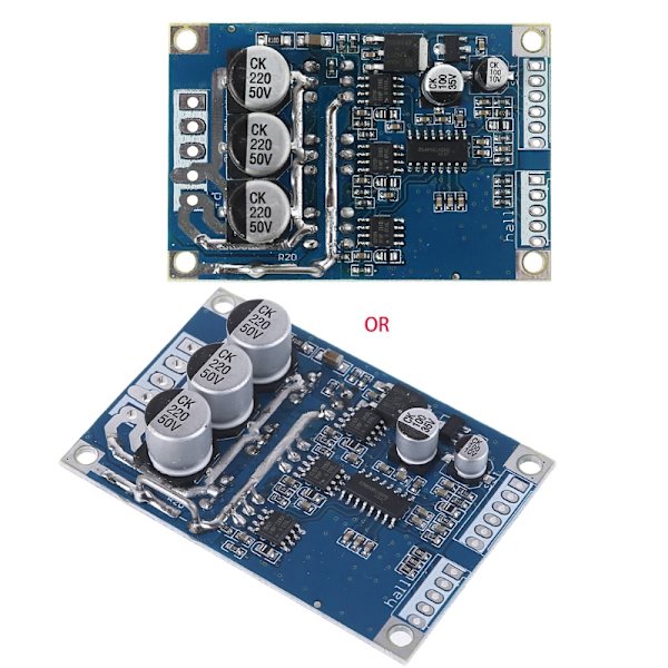 för DC 12V-36V 15A 500W Borstlös Motor Controller Hall BLDC Driver Board