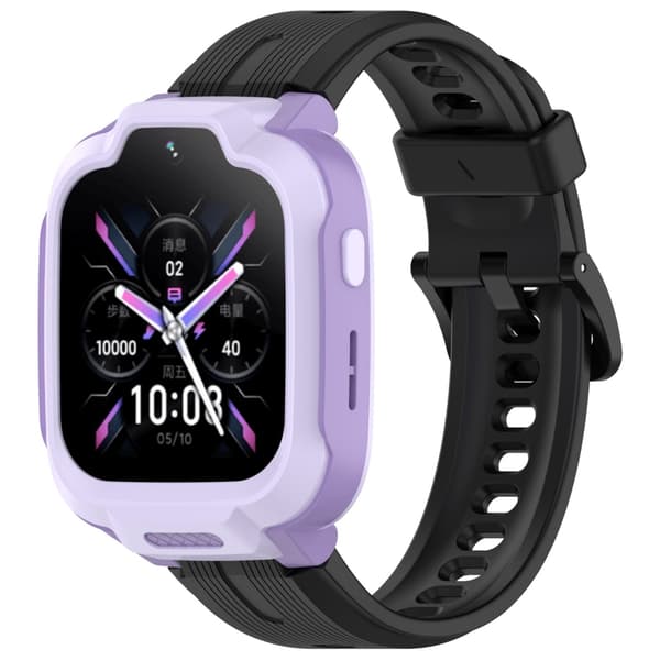 Armbandsremmar för barnklocka 15 mm snabbkoppling svettresistent Purple