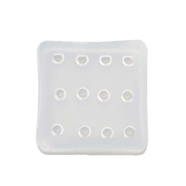 Silikoneforme til perler Runde perler Resinforme Mini Ovalt Vedhæng Epoxyform