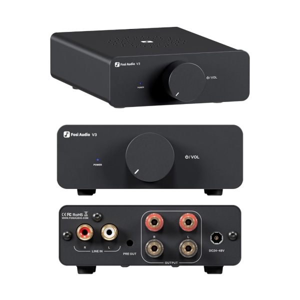 Stereoförstärkare Home Audios 300Wattsx2 Power TPA3255 Class D Mini Amp 2 Channel Audios Komponent för tornhögtalare AU