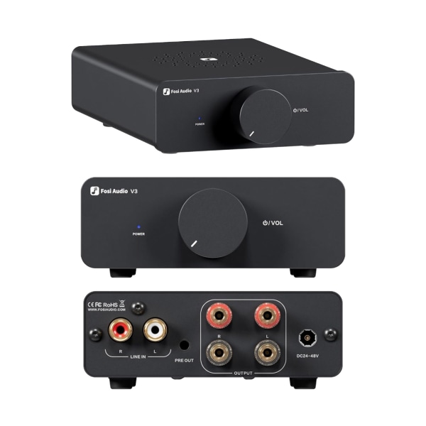 Stereoförstärkare Home Audios 300Wattsx2 Power TPA3255 Class D Mini Amp 2 Channel Audios Komponent för tornhögtalare EU