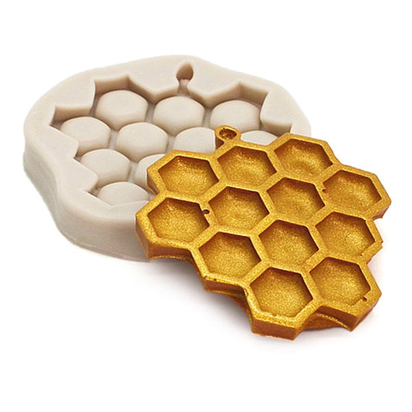 Silikoneform Honningkageform Sæbeform Kagebageform DIY Dessertkageform