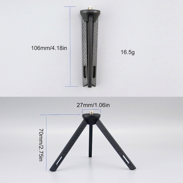 Campinglampa Stativstativ Passar på 1/4 skruv Lyktstativ Bordskamerahållare Projektor Stativstativ Lastbärande 2-5 kg