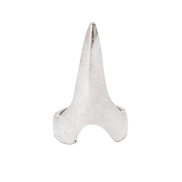 Punk Rock Style Finger Nagel Klo Talon Spike Metall Finger Spets Ringar Gothic Paved Paw Fingernagel Klo Nail Art Dekor Present Silver