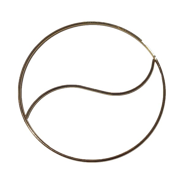 Dream Catcher Metal Hoops Oregelbundna moln Djurform DIY Makrame Järnring null - Christmas deer