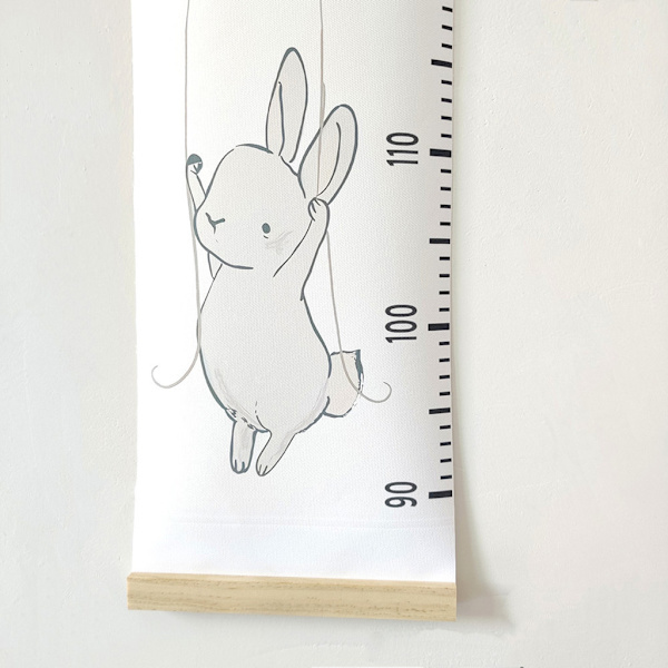 Nordic Children Height Linjal Hängande tillväxtdiagram Kids Growth Measuring Linjal null - Elephant balloon